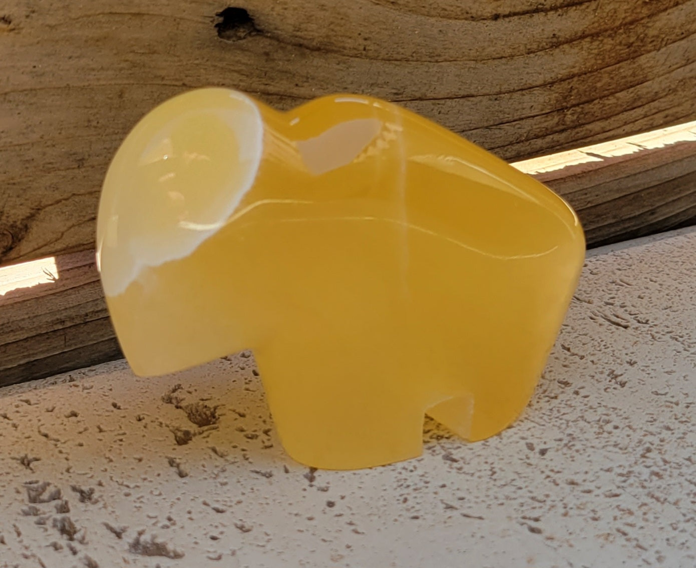 Orange Calcite Buffalo