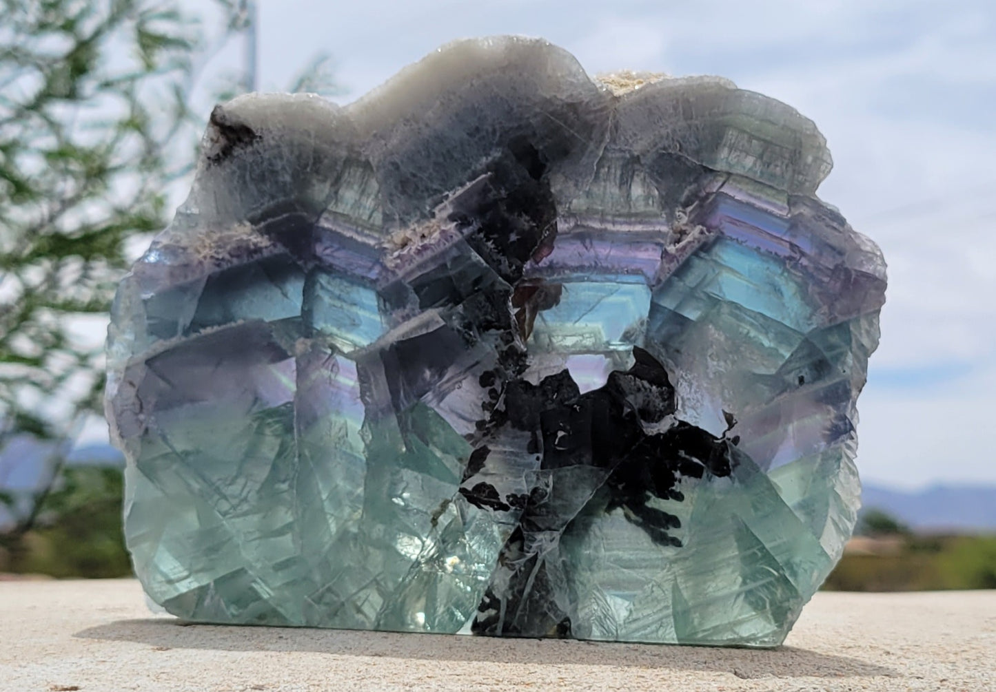 Fluorite Slab