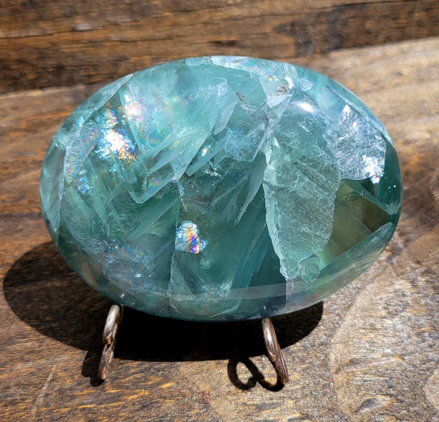 Fluorite Palm/Massage Stone
