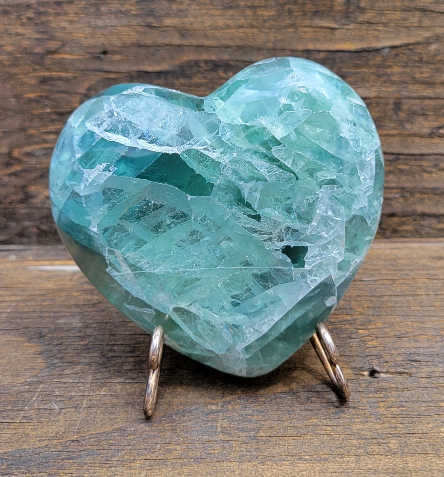 3" Fluorite Heart