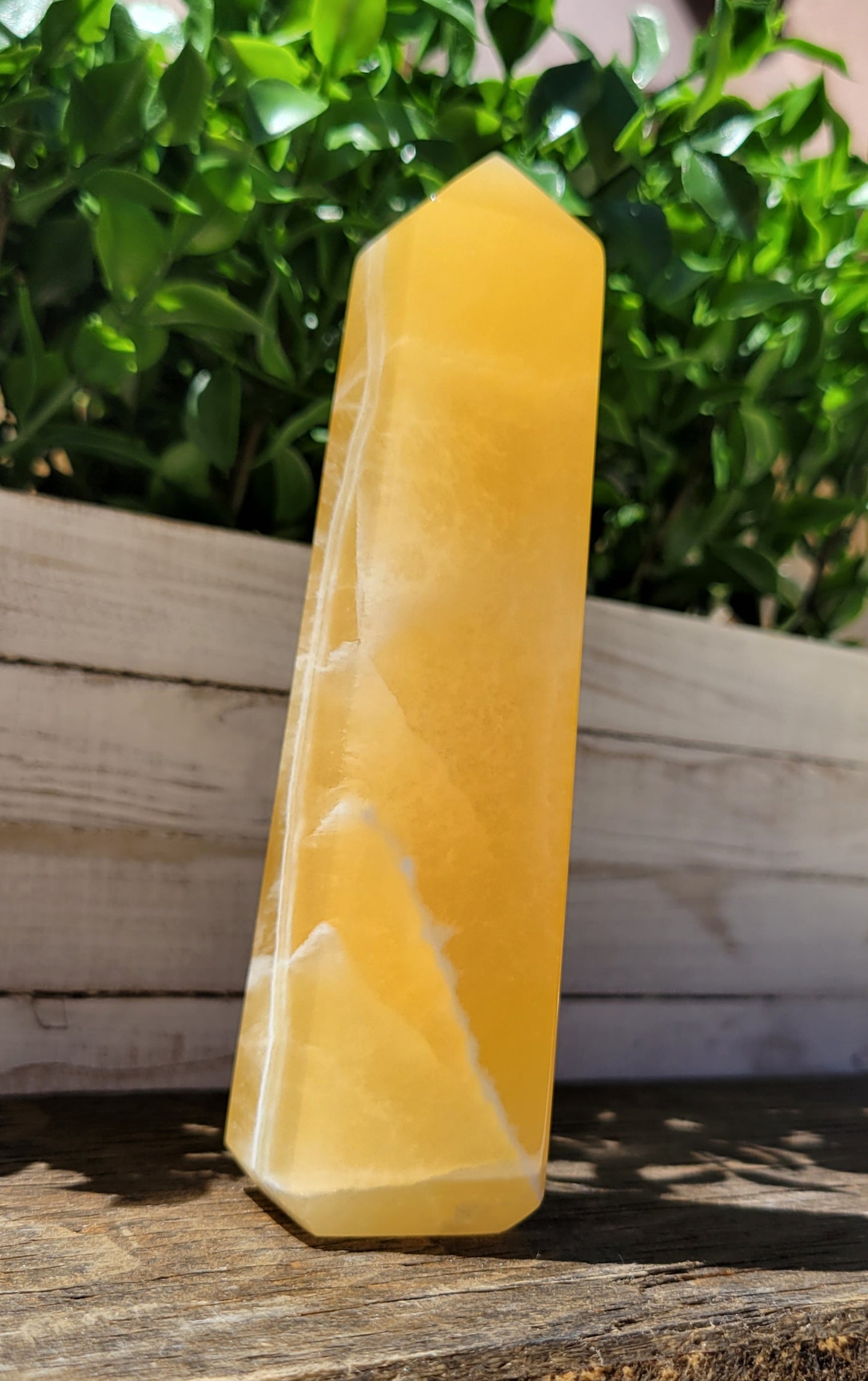 Orange Calcite Tower